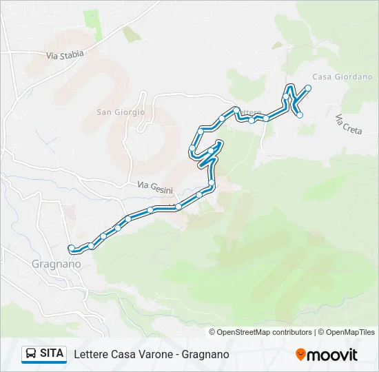 SITA Bus Line Map