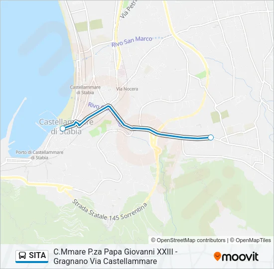 SITA Bus Line Map