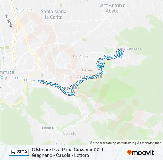 SITA Bus Line Map