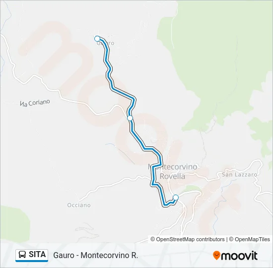 SITA Bus Line Map