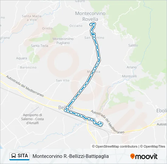SITA Bus Line Map