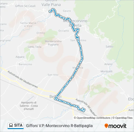 SITA Bus Line Map