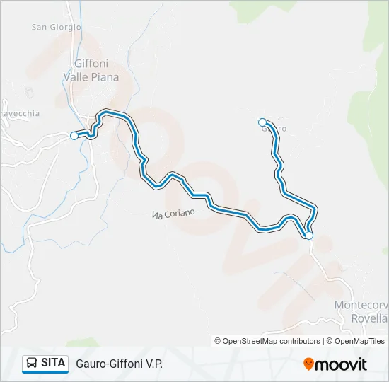 SITA Bus Line Map
