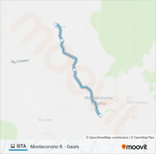 SITA Bus Line Map