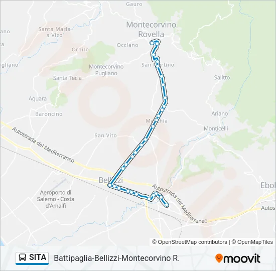 SITA Bus Line Map