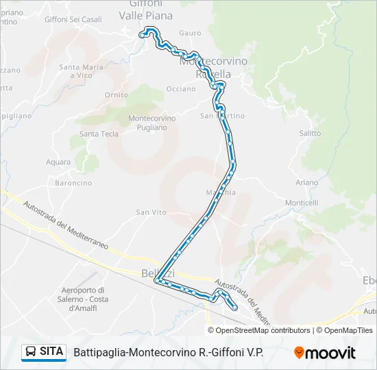 SITA Bus Line Map
