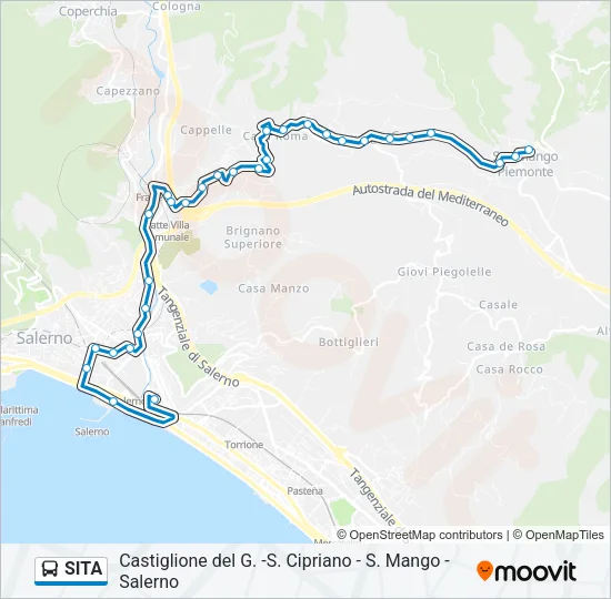 SITA Bus Line Map