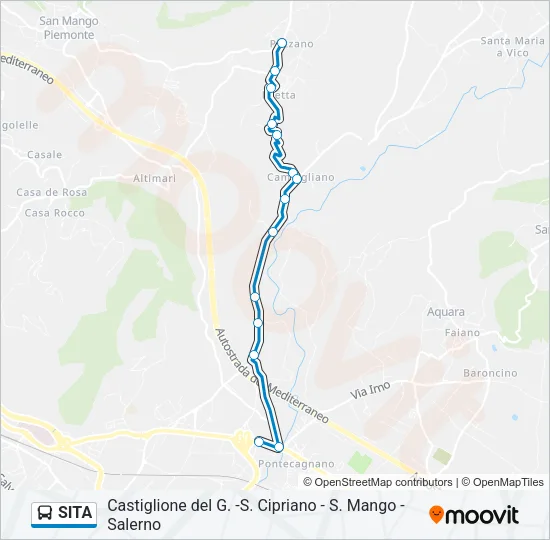SITA Bus Line Map