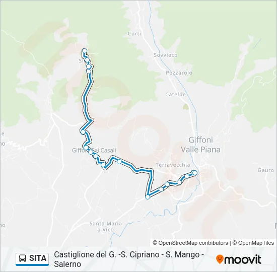 SITA Bus Line Map