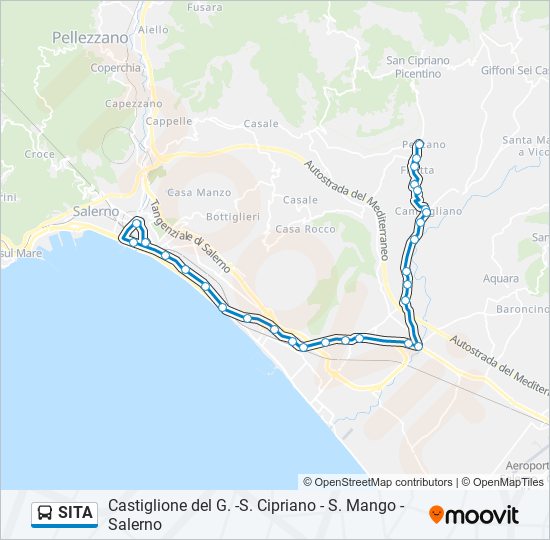 SITA bus Line Map