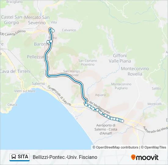 SITA Bus Line Map