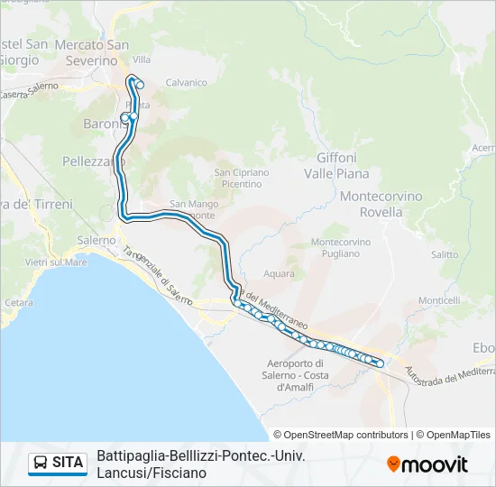 SITA Bus Line Map