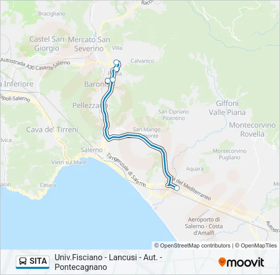 SITA Bus Line Map