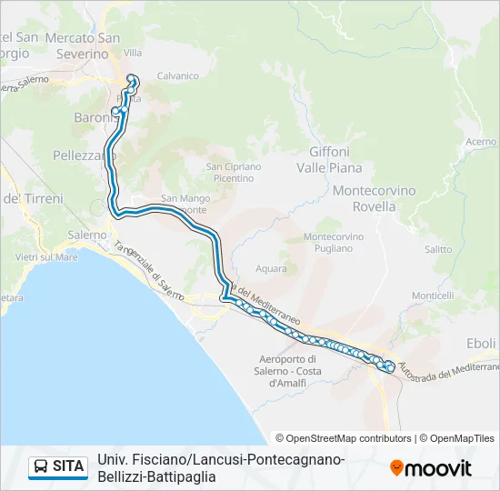 SITA Bus Line Map