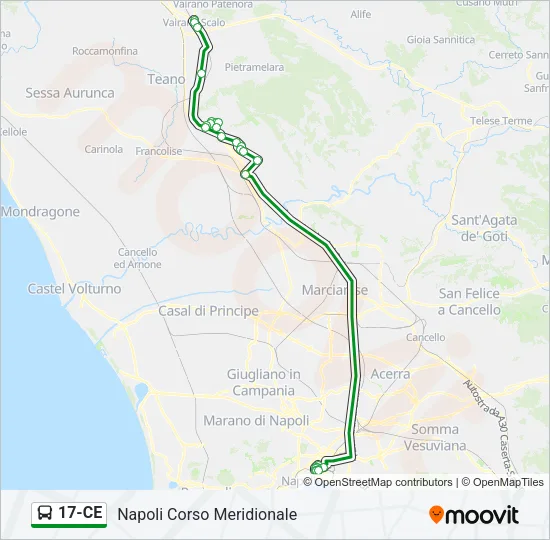 17-CE Bus Line Map