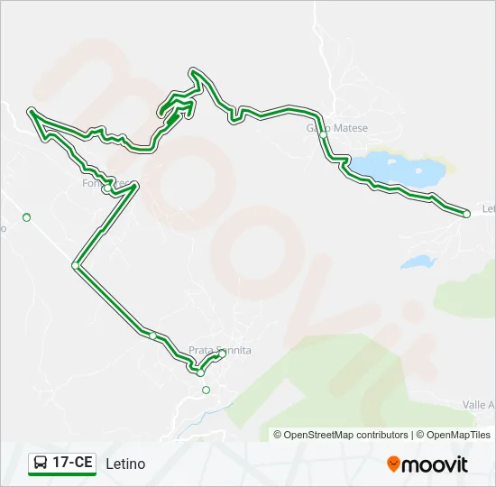 17-CE Bus Line Map