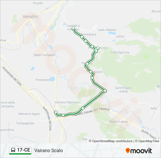 17-CE Bus Line Map