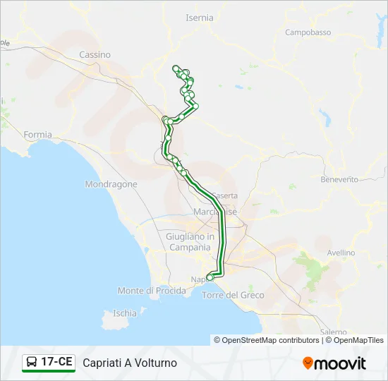 17-CE Bus Line Map