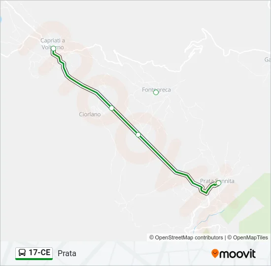 17-CE Bus Line Map