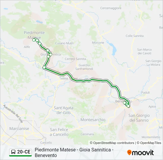 20-CE Bus Line Map