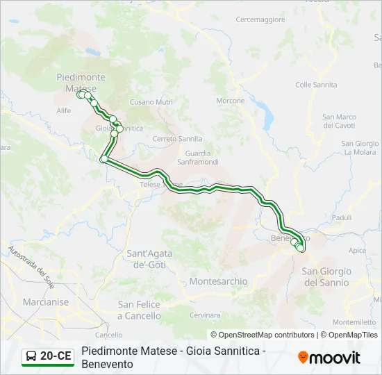 20-CE Bus Line Map