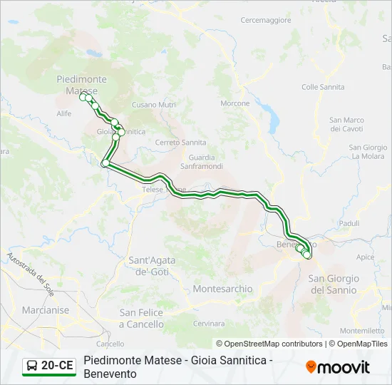 20-CE Bus Line Map