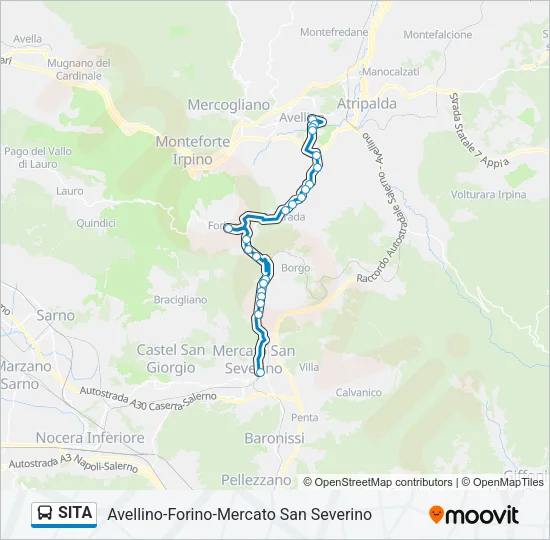 SITA Bus Line Map