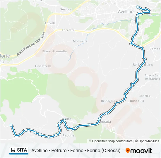SITA Bus Line Map