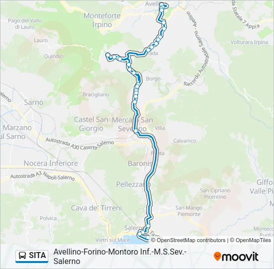 SITA Bus Line Map