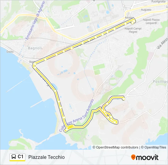 C1 Bus Line Map