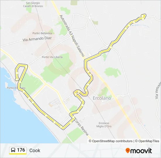 176 Bus Line Map