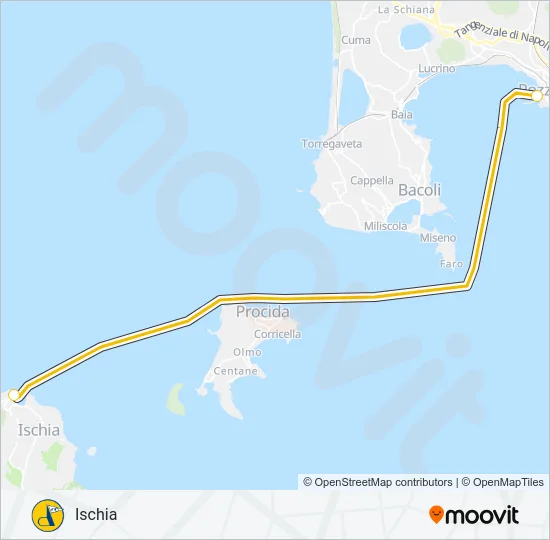 MEDMAR Ferry Line Map