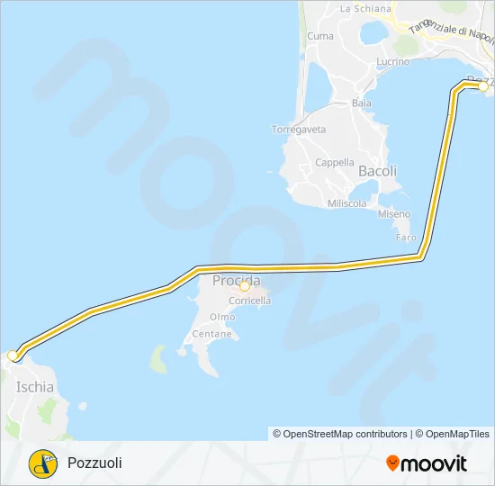 MEDMAR Ferry Line Map