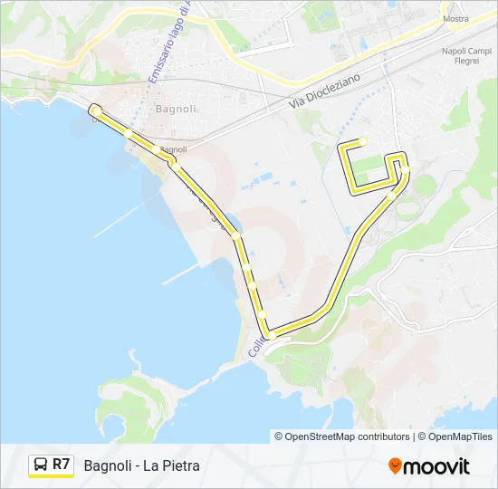 R7 Bus Line Map