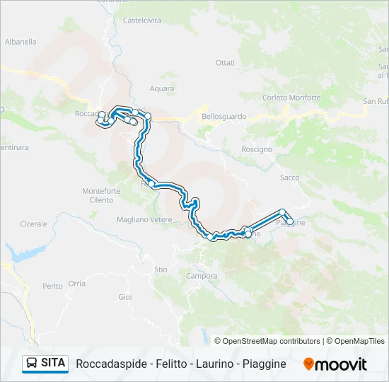 SITA Bus Line Map