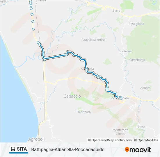 SITA Bus Line Map