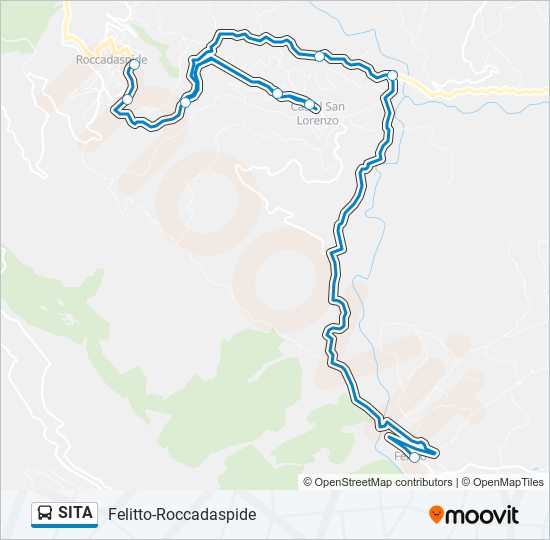 SITA bus Line Map