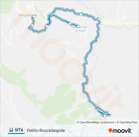 SITA Bus Line Map