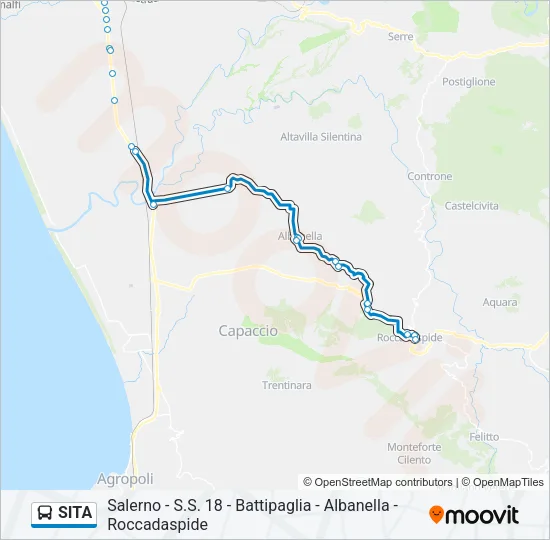 SITA Bus Line Map