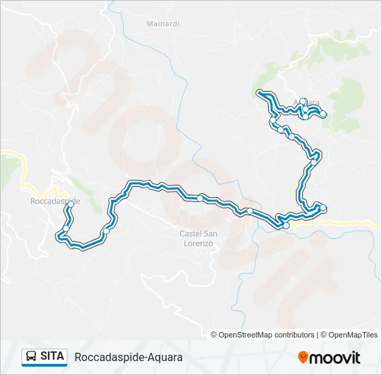 SITA Bus Line Map