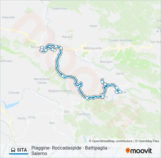SITA Bus Line Map