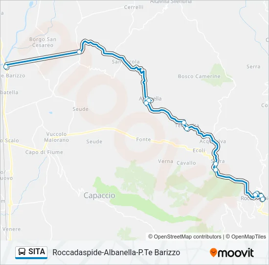 SITA Bus Line Map