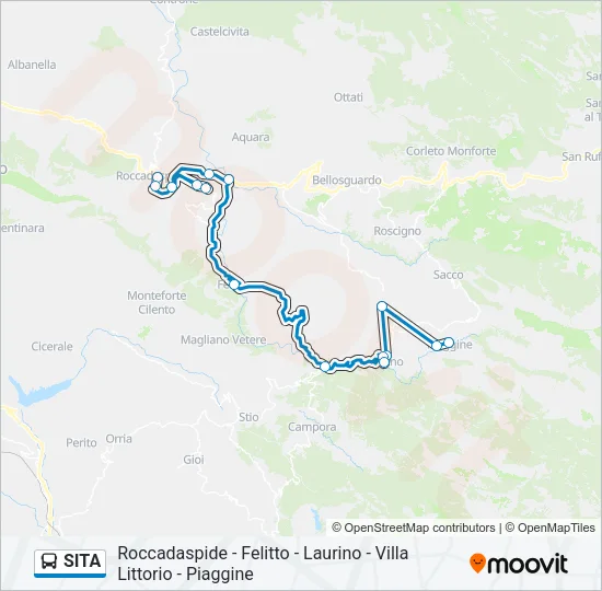 SITA Bus Line Map