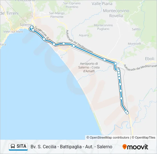 SITA Bus Line Map
