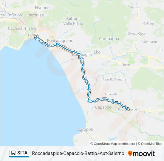 SITA Bus Line Map