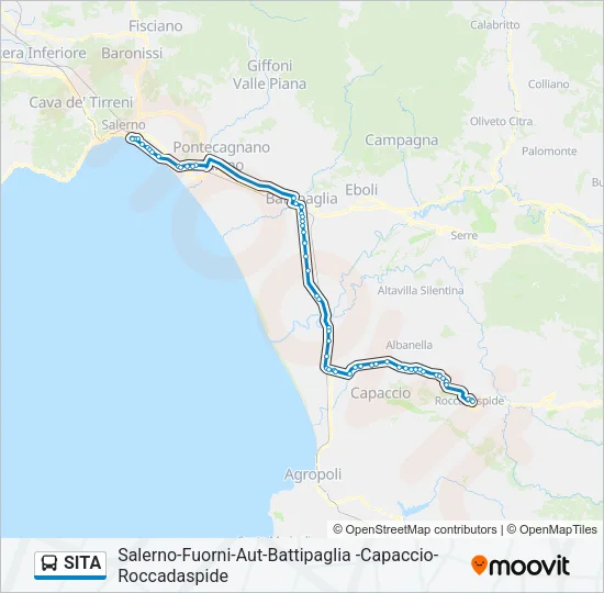SITA Bus Line Map