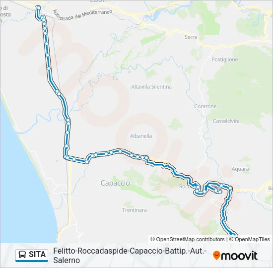 SITA Bus Line Map