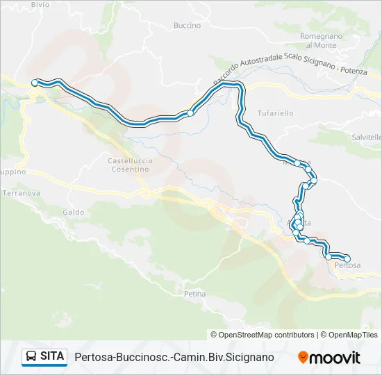 SITA Bus Line Map