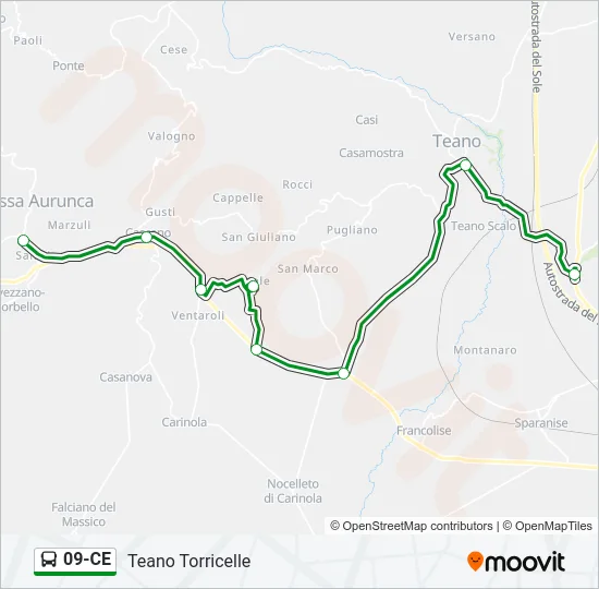 09-CE Bus Line Map
