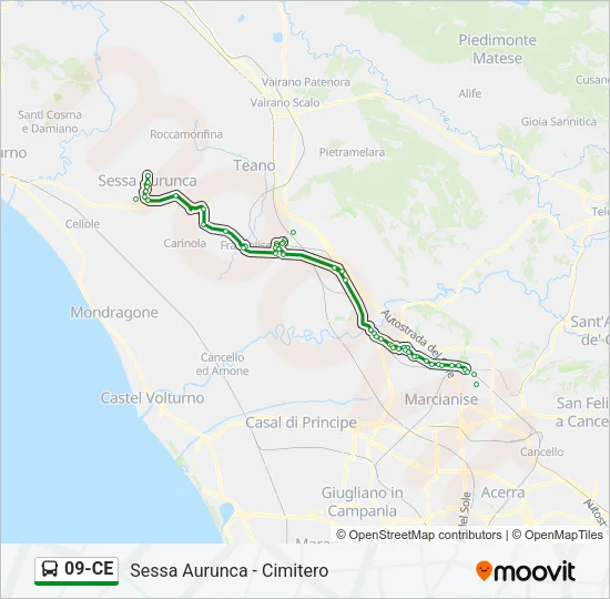 09-CE Bus Line Map
